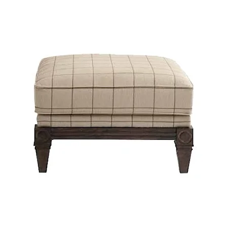 Woodlands Ottoman for Cabin Styled Homes Seeking Comfort